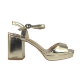 SANDALIAS DE FIESTA POLICE DORADO MUJER SS24PO103