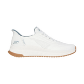 ZAPATILLAS URBANAS SKECHERS SLIP-INS BOBS SQUAD 4 HOMBRE | 118424-WHT