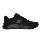 ZAPATILLAS SKECHERS FLEX APPEAL 5.0 NEGRAS (MUJER) | 150201-BBK