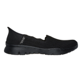 ZAPATILLAS SKECHERS SLIP-INS SEAGER BELIEVE IT NEGRAS (MUJER) | 158980-BBK