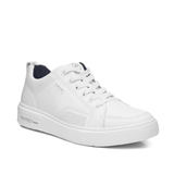 ZAPATILLAS CASUALES PEGADA DE CUERO BLANCAS (HOMBRE) | 111901-01