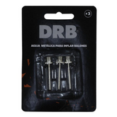 AGUJA METALICA SPORTCOM BLISTER 3 UNID | 2.90.13