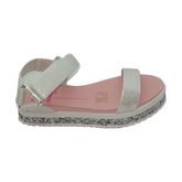 SANDALIAS MOLEKINHA NIÑAS SILVER 2305.1559.18609-41