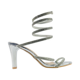 SANDALIAS DE FIESTA AGUXI PLATEADO MUJER | 2098