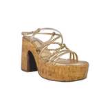 SANDALIAS DE FIESTA VIA MARTE DORADAS | 23-15802-01