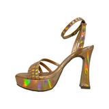 SANDALIAS DE FEISTA VIA MARTE DORADAS | 23-18003-02