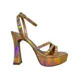 SANDALIAS DE FEISTA VIA MARTE DORADAS | 23-18003-02