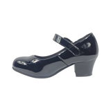 ZAPATOS DE CUECA ALQUIMIA NEGRO CHAROL INFANTIL 2334-20