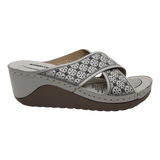 SANDALIAS DE FIESTA BONNY FRANCO PLATA (MUJER) | 301-0918