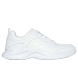 ZAPATILLAS ESCOLARES BLANCAS JUVENIL SKECHERS DYNAMATIC | 302630L-WHT