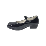 ZAPATOS DE CUECA ALQUIMIA NEGRO CHAROL INFANTIL 3073-02