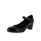 ZAPATOS ALQUIMIA 35/40 DE CUECA NEGRO CHAROL 3368-20