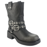 BOTINES CHALADA NEGRO 38-BIKER-5