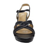 SANDALIAS DE FIESTA BONNY FRANCO NEGRAS | 384-0034
