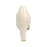 ZAPATOS FORMALES BONNY FRANCO BEIGE CHAROL MUJER 403-0250