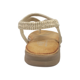 SANDALIAS BONNY FRANCO DORADO MUJER 384-0073