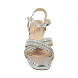 SANDALIAS DE FIESTA BONNY FRANCO PLATA MUJER 406-0009