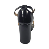 SANDALIAS DE FIESTA BONNY FRANCO NEGRO CHAROL MUJER 406-0069