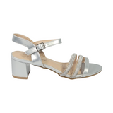 SANDALIAS DE FIESTA BONNY FRANCO PLATA MUJER 406-0018