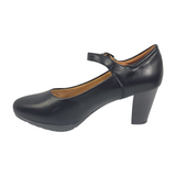 ZAPATOS DE CUECA HUALUNAOTE NEGRO MUJER A0817
