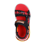 SANDALIAS SKECHERS MEGA SPLASH INFANTIL 402161L-BKRD