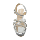 SANDALIAS DE FIESTA AGUXI SILVER 2083