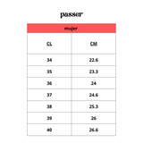 BOTINES PASSER NEGRO 6320