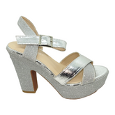 SANDALIAS DE FIESTA WEIDE PLATEADAS (MUJER) | YOU176