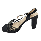 SANDALIAS DE FIESTA WEIDE NEGRAS | YOU851