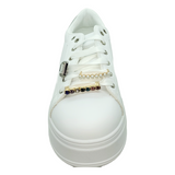 ZAPATILLAS URBANAS WEIDE BLANCO/PLATEADO MUJER | ZW03