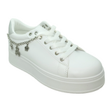 ZAPATILLAS URBANAS WEIDE BLANCO/PLATEADO MUJER | ZW15