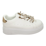 ZAPATILLAS URBANAS WEIDE BLANCO/CHAMPAGNE MUJER | ZW33