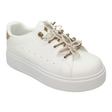 ZAPATILLAS URBANAS WEIDE BLANCO/CHAMPAGNE MUJER | ZW33