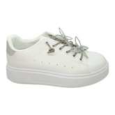 ZAPATILLAS URBANAS WEIDE BLANCO/PLATEADO MUJER | ZW33