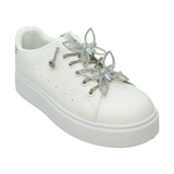 ZAPATILLAS URBANAS WEIDE BLANCO/PLATEADO MUJER | ZW33