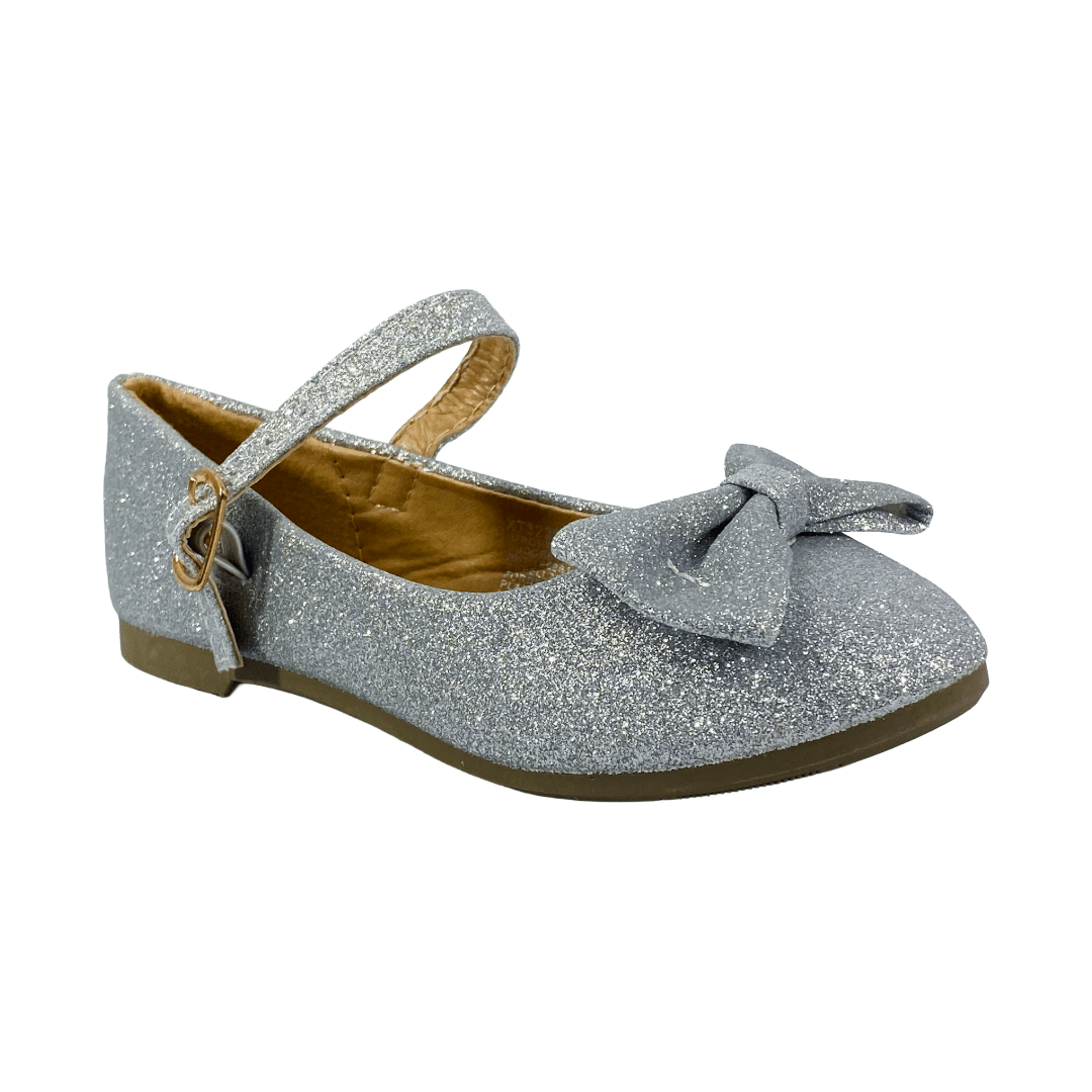 BALLERINAS HUALUNAOTE PLATEADO INFANTIL | XT322B HUALUNAOTE 24 - CalzadosPaola