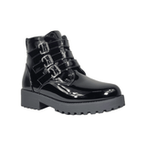 BOTINES BAMBOO NEGRO CHAROL INFANTIL 1816 - 02 BAMBOO 30 - CalzadosPaola