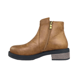 BOTINES POLICEE CAFE MUJER MR - W1652 - R2661 POLICE 35 - CalzadosPaola