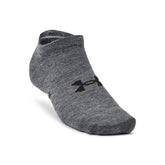 CALCETINES (3 - PACK) UNDER ARMOUR ESSENTIAL NO SHOW GRISES | 1361459 - 012 UNDER ARMOUR L - CalzadosPaola