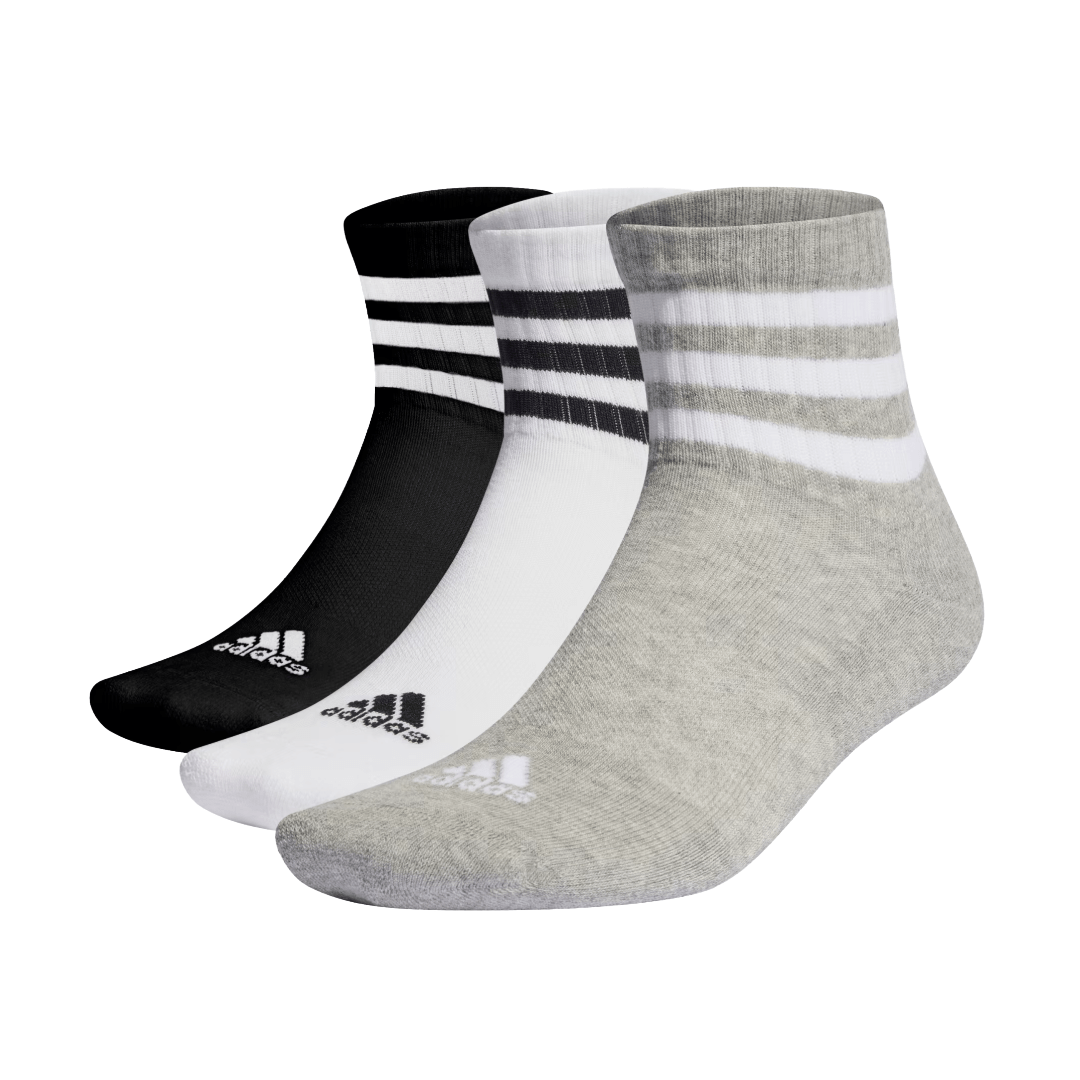 CALCETINES ADIDAS MID 3 PACK UNISEX IC1318 ADIDAS M - CalzadosPaola