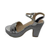 SANDALIAS DE FIESTA AGUXI SILVER | 2101