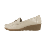 MOCASINES HUALUNAOTE BEIGE MUJER | H - 182 HUALUNAOTE 35 - CalzadosPaola