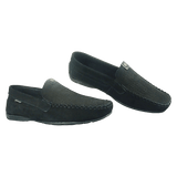 MOCASINES PEGADA CUERO NOBUCK NEGRO (HOMBRE) | 140741 - 08 PEGADA 39 - CalzadosPaola