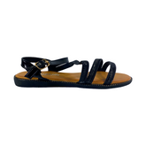 SANDALIAS HUALUAOTE NEGRO MUJER | R1905