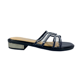 SANDALIAS DE FIESTA HUALUNAOTE NEGRO MUJER | R1911