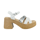 SANDALIAS BY PASS FASHION BLANCO MUJER | V25 - Y5684 - 10 BY PASS 35 CL / 24.5 CM - CalzadosPaola