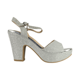 SANDALIAS DE FIESTA AGUXI PLATEADO MUJER | 2084 AGUXI 36 CL / 23 CM - CalzadosPaola
