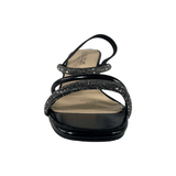 SANDALIAS DE FIESTA HUALUNAOTE NEGRO CASUAL MUJER T2192 HUALUNAOTE 36 - CalzadosPaola