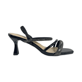 SANDALIAS DE FIESTA HUALUNAOTE NEGRO CASUAL MUJER T2192 HUALUNAOTE 36 - CalzadosPaola