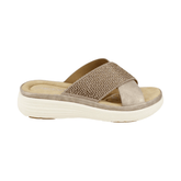 SANDALIAS NEW WALK GLITTER BEIGE MUJER | 3J9435 - 2 NEW WALK 35 CL / 22 CM - CalzadosPaola